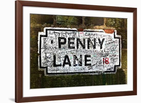 Penny Lane Street-null-Framed Photo