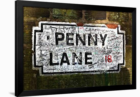 Penny Lane Street-null-Framed Photo