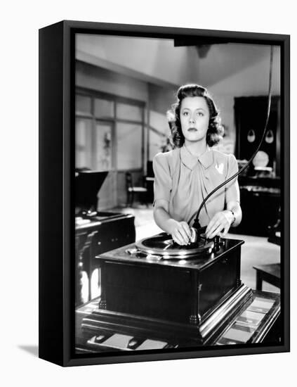 Penny Serenade, Irene Dunne, 1941-null-Framed Stretched Canvas