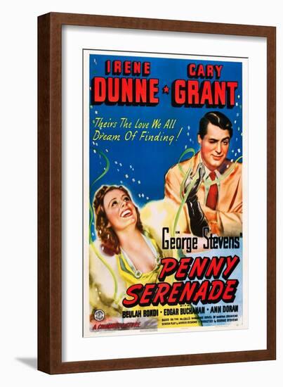 Penny Serenade-null-Framed Art Print