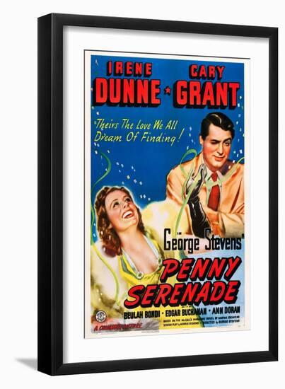 Penny Serenade-null-Framed Art Print