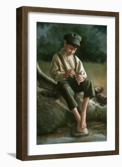 Penny Whistle-David Lindsley-Framed Giclee Print