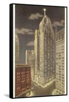 Penobscot Building, Detroit, Michigan-null-Framed Stretched Canvas