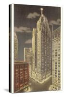Penobscot Building, Detroit, Michigan-null-Stretched Canvas