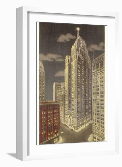 Penobscot Building, Detroit, Michigan-null-Framed Art Print