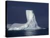 Penola Strait, Pleneau Island, Columnar Iceberg in Evening Light, Antarctica-Allan White-Stretched Canvas