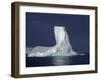 Penola Strait, Pleneau Island, Columnar Iceberg in Evening Light, Antarctica-Allan White-Framed Photographic Print