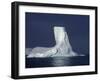 Penola Strait, Pleneau Island, Columnar Iceberg in Evening Light, Antarctica-Allan White-Framed Photographic Print