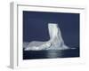 Penola Strait, Pleneau Island, Columnar Iceberg in Evening Light, Antarctica-Allan White-Framed Photographic Print