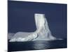 Penola Strait, Pleneau Island, Columnar Iceberg in Evening Light, Antarctica-Allan White-Mounted Photographic Print