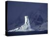 Penola Strait, Pleneau Island, Columnar Iceberg in Evening Light, Antarctica-Allan White-Stretched Canvas