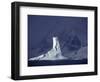 Penola Strait, Pleneau Island, Columnar Iceberg in Evening Light, Antarctica-Allan White-Framed Photographic Print