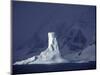 Penola Strait, Pleneau Island, Columnar Iceberg in Evening Light, Antarctica-Allan White-Mounted Photographic Print