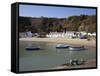 Penrhyn Nefyn, Porth Nefyn Bay on Lleyn Peninsula, Morfa Nefyn, Gwynedd, North Wales, UK-Pearl Bucknall-Framed Stretched Canvas