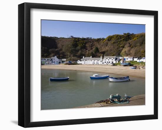 Penrhyn Nefyn, Porth Nefyn Bay on Lleyn Peninsula, Morfa Nefyn, Gwynedd, North Wales, UK-Pearl Bucknall-Framed Photographic Print