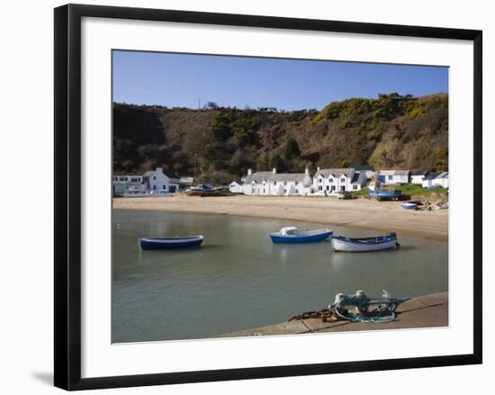 Penrhyn Nefyn, Porth Nefyn Bay on Lleyn Peninsula, Morfa Nefyn, Gwynedd, North Wales, UK-Pearl Bucknall-Framed Photographic Print