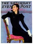 "Purple Posey," Saturday Evening Post Cover, May 22, 1926-Penrhyn Stanlaws-Giclee Print