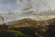 Industrial Landscape, Wales, 19th Century-Penry Williams-Framed Giclee Print