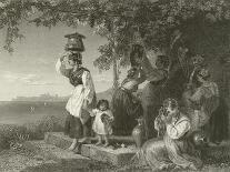 Italian Peasant Girls-Penry Williams-Mounted Giclee Print