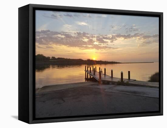 Pensacola Bay Sunrise-Pir8Life-Framed Stretched Canvas