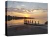 Pensacola Bay Sunrise-Pir8Life-Stretched Canvas