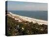 Pensacola Beach Aerial-KNERRD-Stretched Canvas