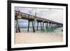 Pensacola Beach Fishing Pier, Florida-forestpath-Framed Photographic Print