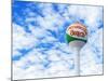 Pensacola Beach Florida Iconic Beach Ball Water Tower with Blue Skies-Cory Woodruff-Mounted Photographic Print