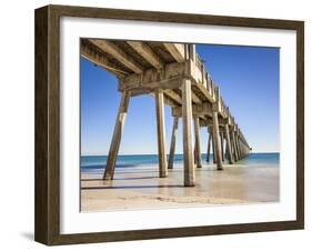 Pensacola Beach Pier is Located on Casino Beach. the Pier is 1,471 Feet Long, and Boasts Some of Th-JJM Photography-Framed Photographic Print