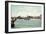 Pensacola, Florida - Harbor Scene-Lantern Press-Framed Art Print