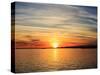 Pensacola Florida Red Sunset-Steven D Sepulveda-Stretched Canvas