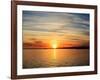 Pensacola Florida Red Sunset-Steven D Sepulveda-Framed Photographic Print