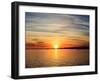 Pensacola Florida Red Sunset-Steven D Sepulveda-Framed Photographic Print