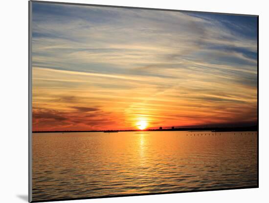 Pensacola Florida Red Sunset-Steven D Sepulveda-Mounted Photographic Print