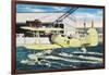 Pensacola, Florida - View of a Primary Training Hydroplane-Lantern Press-Framed Art Print