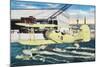 Pensacola, Florida - View of a Primary Training Hydroplane-Lantern Press-Mounted Art Print