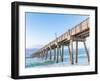 Pensacola Pier at Sunrise-the-brown-market-Framed Premium Photographic Print