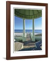 Pensacola St. Beach Pavilion-John Gynell-Framed Giclee Print