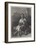 Penserosa!-Franz Xaver Winterhalter-Framed Giclee Print