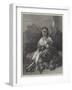 Penserosa!-Franz Xaver Winterhalter-Framed Giclee Print