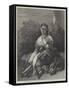 Penserosa!-Franz Xaver Winterhalter-Framed Stretched Canvas