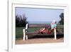 Pensioner Relaxing on a Bench-Victor De Schwanberg-Framed Photographic Print