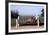 Pensioner Relaxing on a Bench-Victor De Schwanberg-Framed Photographic Print