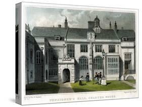 Pensioner's Hall, Charterhouse, London, 1830-J Rogers-Stretched Canvas