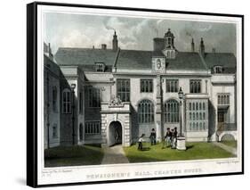 Pensioner's Hall, Charterhouse, London, 1830-J Rogers-Framed Stretched Canvas