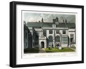 Pensioner's Hall, Charterhouse, London, 1830-J Rogers-Framed Giclee Print