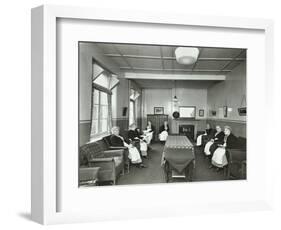 Pensioners in the Womens Day Room at the Lambeth Home for Aged Poor, London, 1935-null-Framed Photographic Print