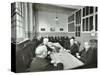 Pensioners Playing Cards in the Mens Day Room, Lambeth Home for Aged Poor, London, 1935-null-Stretched Canvas