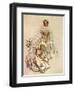 Pensive Bride, 1908-Harrison Fisher-Framed Giclee Print