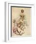 Pensive Bride, 1908-Harrison Fisher-Framed Giclee Print